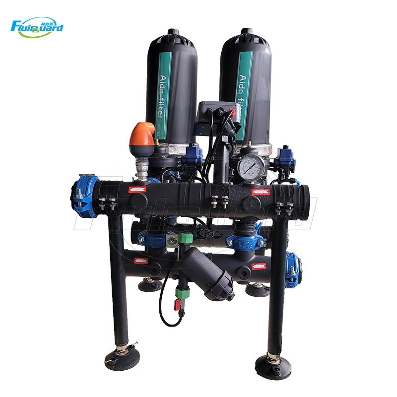 2 Inch With 4 Filter Housing Automatic Self-Cleaning Irrigation Filter Housing