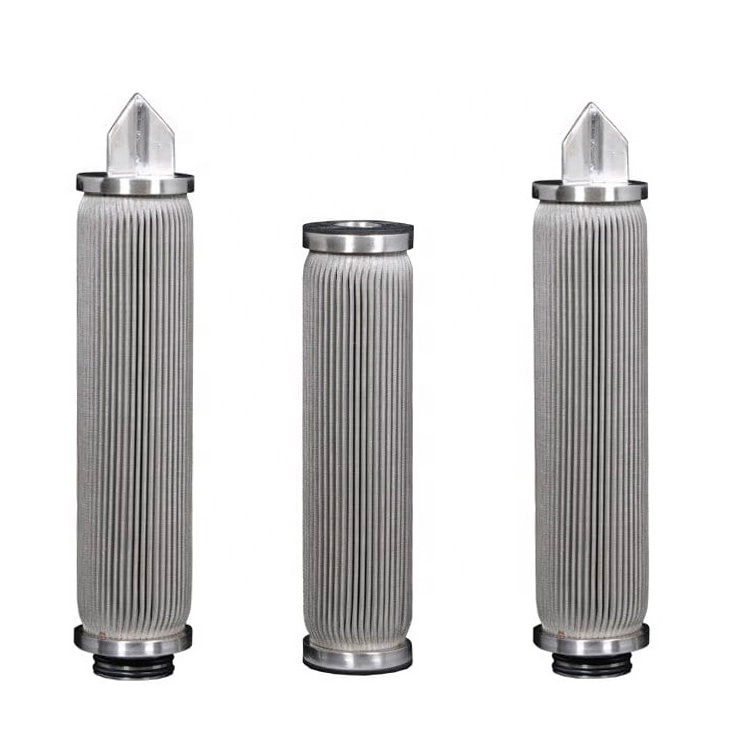 Metal Stainless Steel Wire Mesh Pleated Cartridge Filter Element