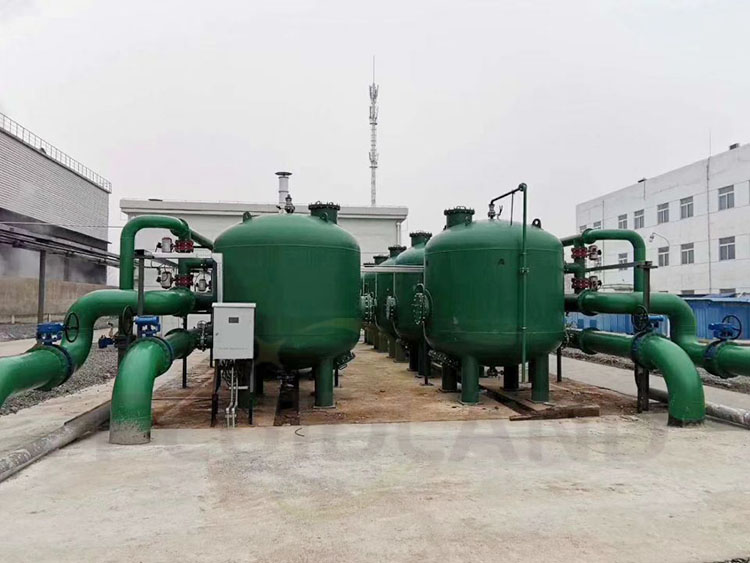 Large Capacity Mechanical Automatic Sand Filter For Water Treatment