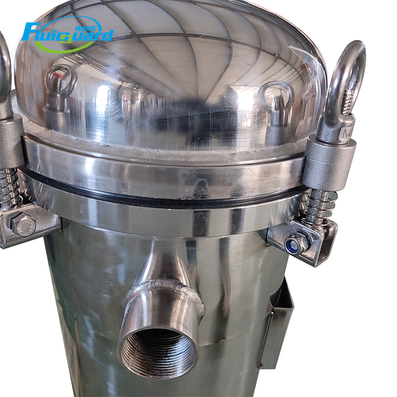 Stainless Steel Bag Filter Housing For Water Treatment System