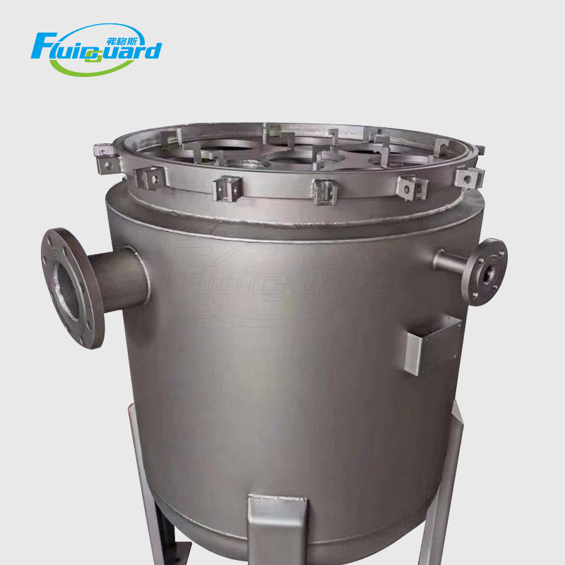  Edible Oil Filtration Machine Stainless Steel 304 Multi Bag Filter Housing