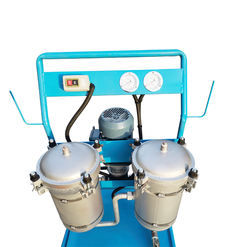 Beautiful double-pipe movable oil purifier