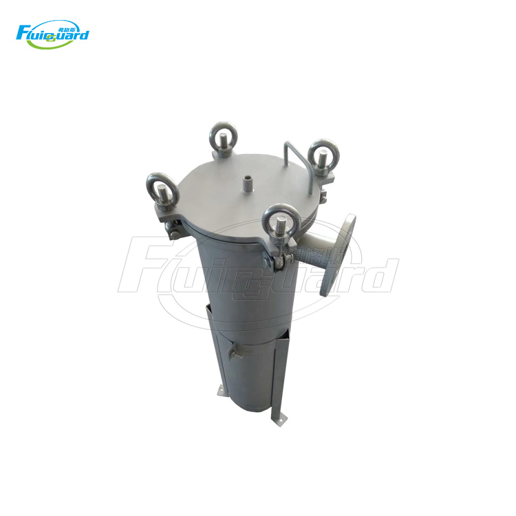 SS304 Bag Filter Housing For Food And Beverage Micro Water Filtration