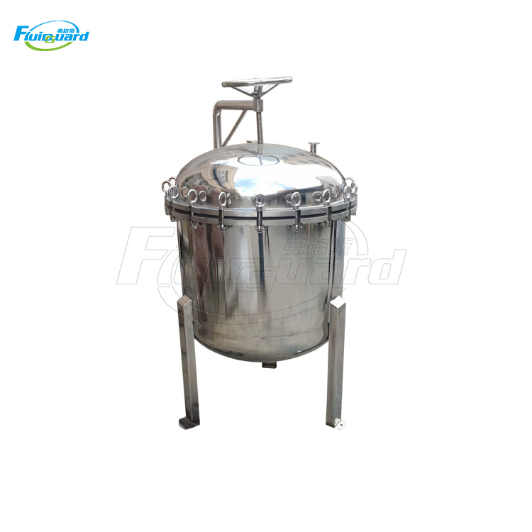 Chemical Stainless Steel Filtration Machine Bag Filter Housing