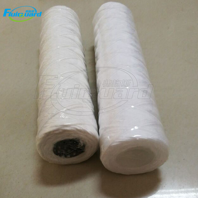 Hot Seller 1 3 5 10 microns String wound PP yarn water filter cartridge string wound filter cartridge