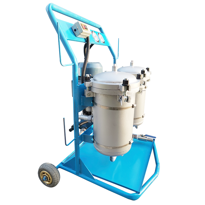 High quality and performance movable oil filter machine