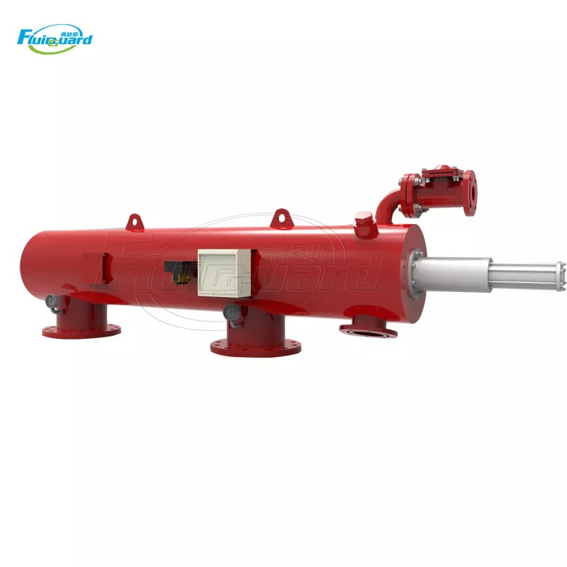 Stainless Steel Horizontal Automatic Self Cleaning Filter For Industrial Water 