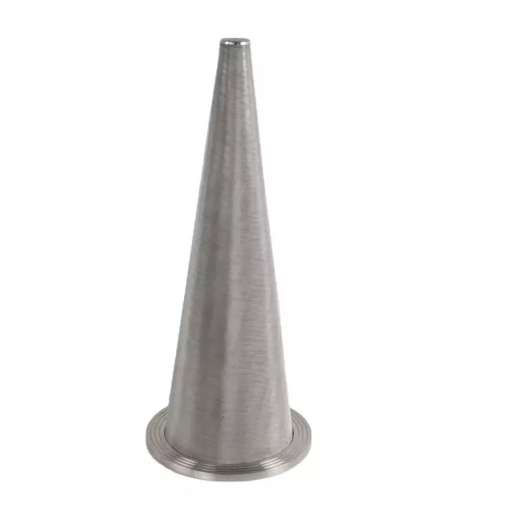 Henan Made Stainless Steel Wire Mesh Conical Basket Filter