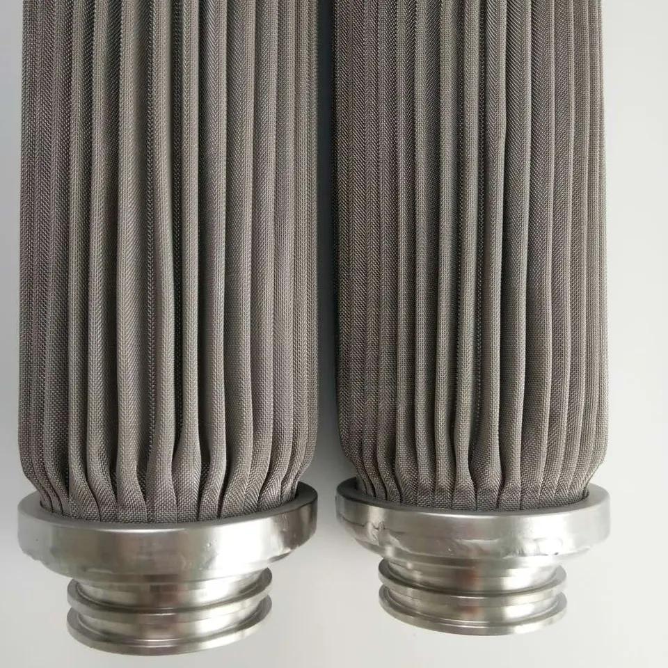 Good quality sintered SS pleated fuel gas filter element