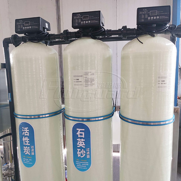 500LPH Reverse Osmosis System Pure Water Purifier Plant