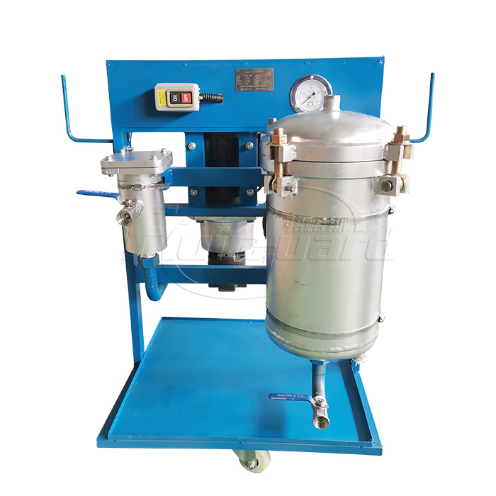 Portable Oil Filtration Machine 50 l/Min For Hydraulic Oil Filtration System