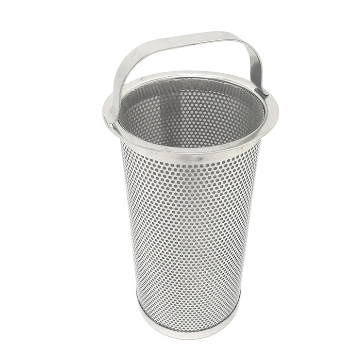 Stainless Steel Basket Screen Filter for Water Liquid Filtration