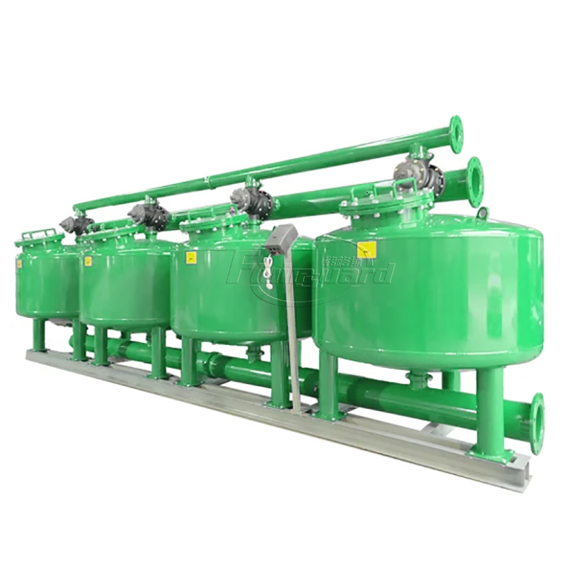 Hot sale agricultural water drip irrigation automatic backwash sand filter