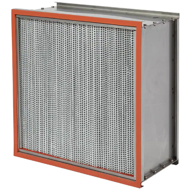 High temperature filter media Panel Filter