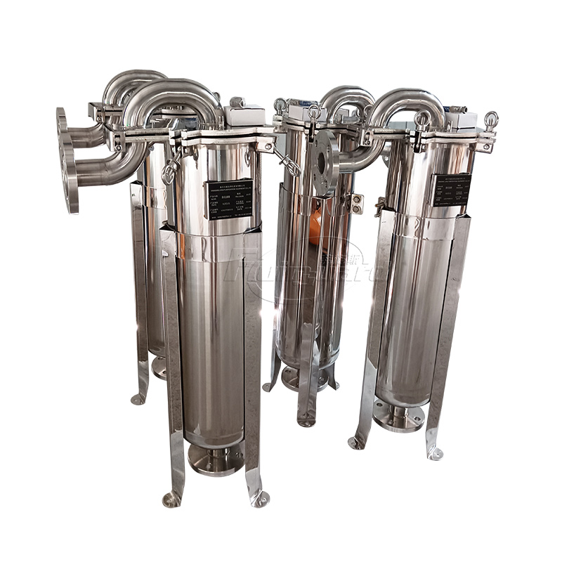  Wide application plant industrial water stainless steel bag filter housing